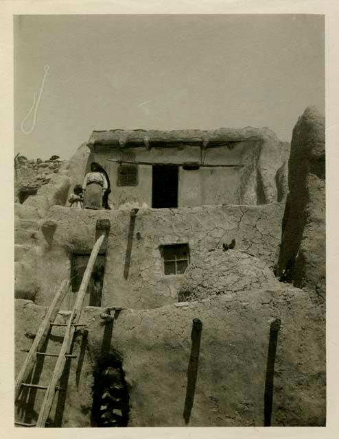 Homes in Acoma pueblo