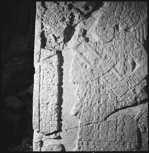 Detail of Stela 20 at Coba