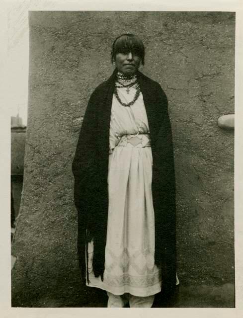 Taos young woman ready for Corn Dance