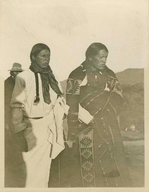 Ben Concha and his uncle one of the head men - Taos