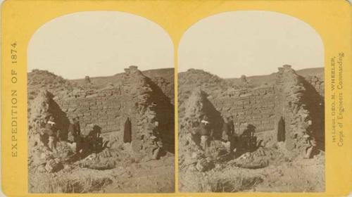 Ruin of the Pueblo San Juan on the North bank of the San Juan River