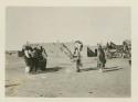 One shot in series depicting stages in Comanche dance