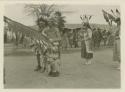 One shot in series depicting stages in Comanche dance