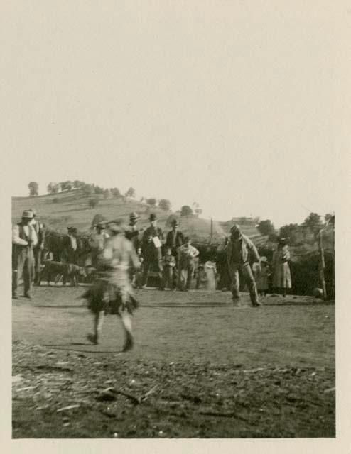 One of six photos in series of depicting Huilla dance