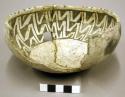 Ceramic partial bowl