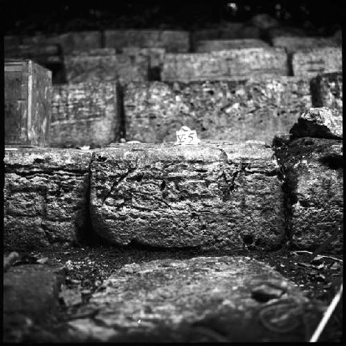 Stone V-5 from Hieroglyphic Stairway 1 of Structure 5 at Yaxchilan