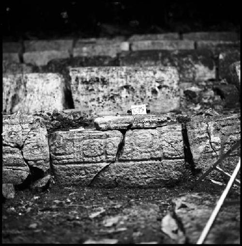 Stone V-15 from Hieroglyphic Stairway 1 of Structure 5 at Yaxchilan