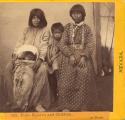 Paiute women and children