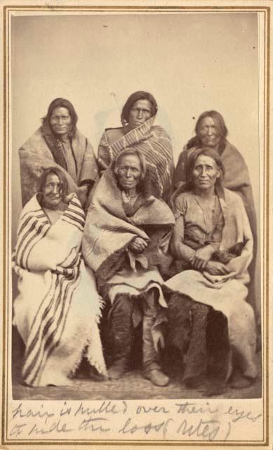 Studio portrait of six men