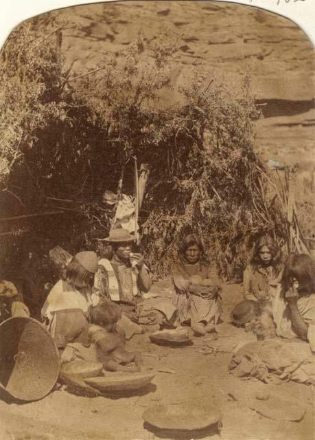 Chuarruumpeak and his family