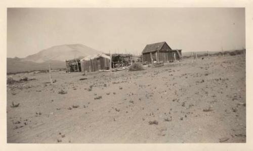 Modern home and Walker Lake