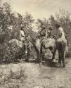 Four Paiute Men on Horseback