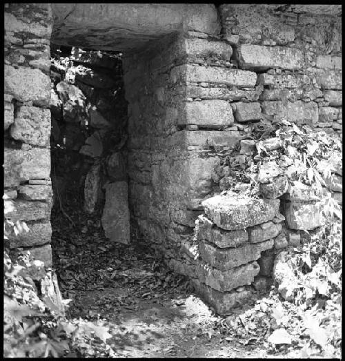 Central doorway of Structure 44 at Yaxchilan