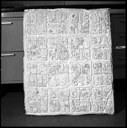 Plaster cast of Lintel from Chichen Itza