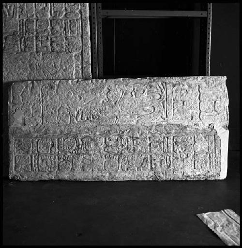 Plaster cast of lintel