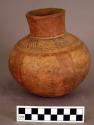 Painted earthen jar