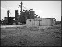 Abandoned rice storage silos