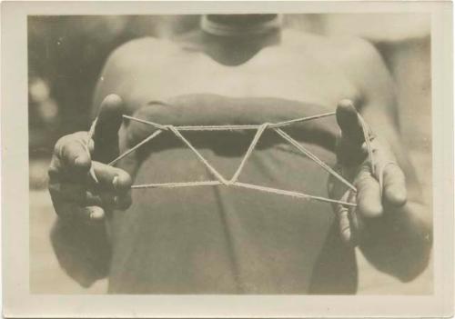 String figures from the Beligian Congo. "Beginning of Homebuilding."