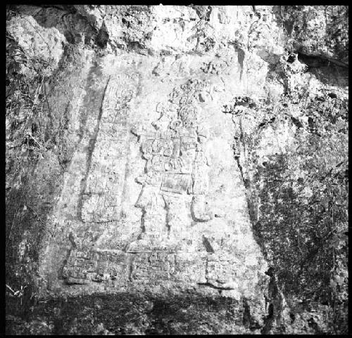 Rock carving at San Diego