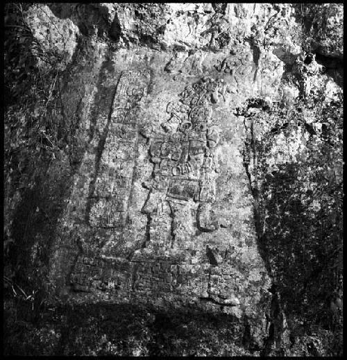 Rock carving at San Diego