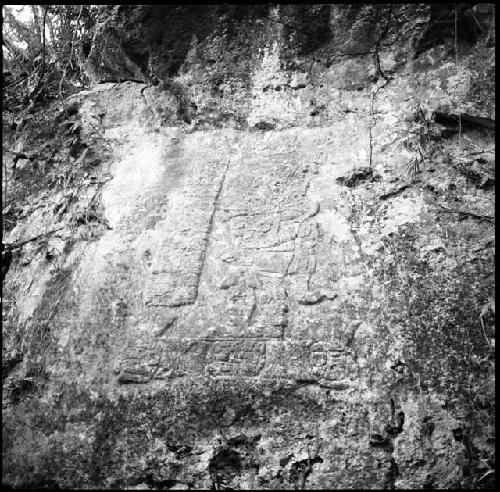 Rock carving at San Diego