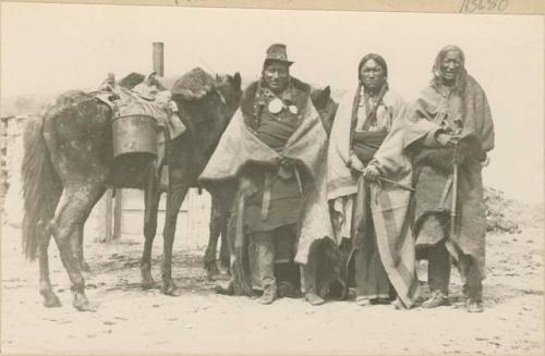 Comanche Chiefs Prisoners Captured by General Custer, 1868