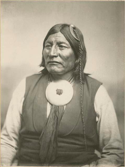 Portrait of Moway, a Comanche Chief