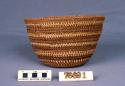 Coiled basket (“woman’s cap”)