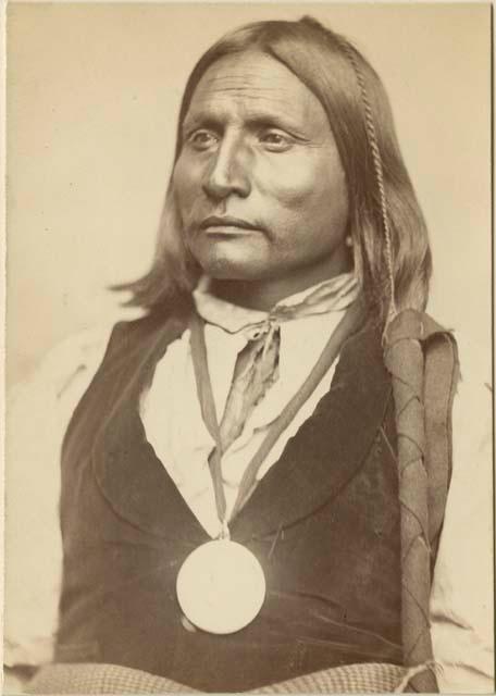 Studio portrait of man, to waist