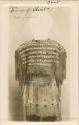 Front of shirt containing 376 teeth. Chief Eu-one-ope of the Kiowa and Cherokee tribes