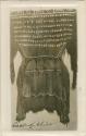 Back of shirt showing teeth, Chief Eu-one-ope of the Kiowa and Cherokee tribes