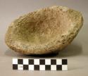 Steatite bowl, one handle.