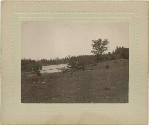 Rum river below "Third Lake. From old trading post. 5/29/1900