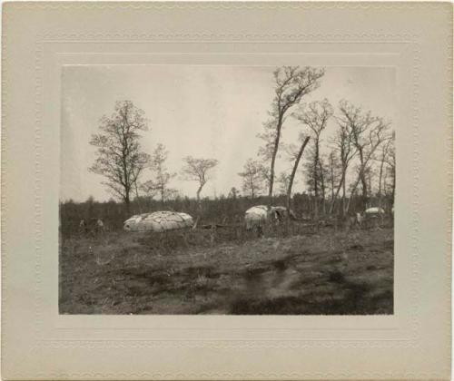 "The Ojibway village of Nah-ah-shing. West Side above camp No 4. May 19,1900."