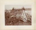 Indian settlement at Basswood lake. Oct 5 1899
