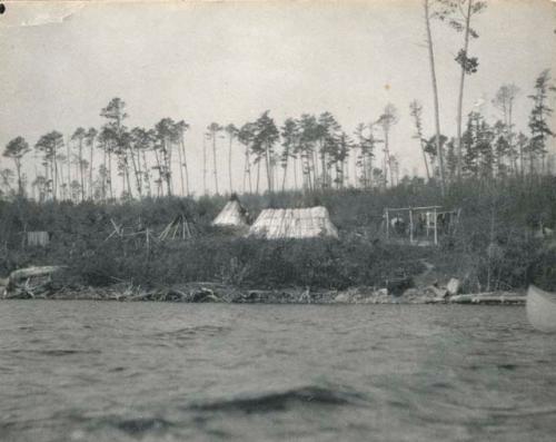 Indian Settlement: Basswood Lake, 7th Oct. 1899