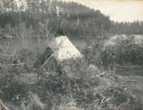 Indian Settlement: Basswood Lake. Oct 5 1899