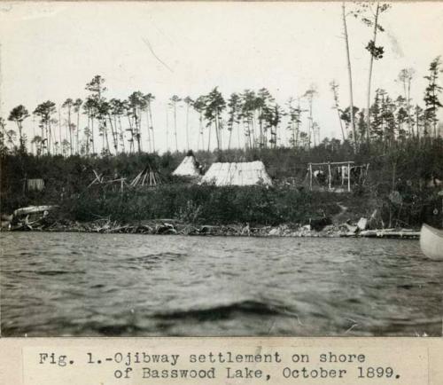 Indian Settlement: Basswood Lake, 7th Oct. 1899