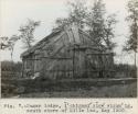 Sugar lodge, i-ckigami-sige-wigum-ig, south shore of Mille Lac, May 1900