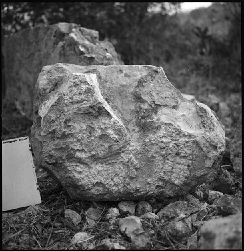 Fragment of Stela 3 at Uxmal