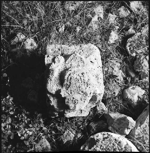 Sculpted stone at Uxmal