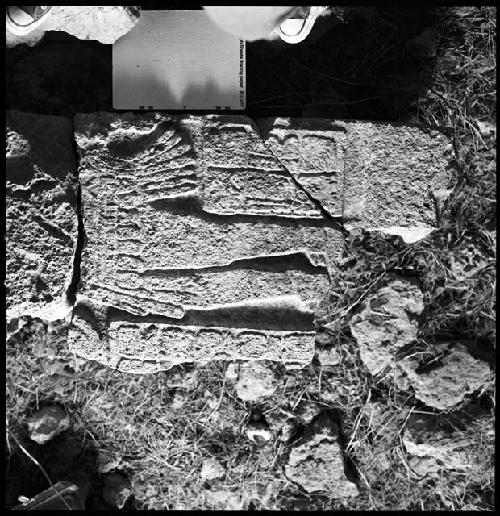 Fragments of Stela 6 at Uxmal