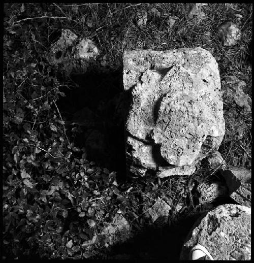 Sculpted stone at Uxmal