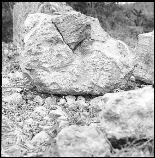 Fragment of Stela 3 at Uxmal