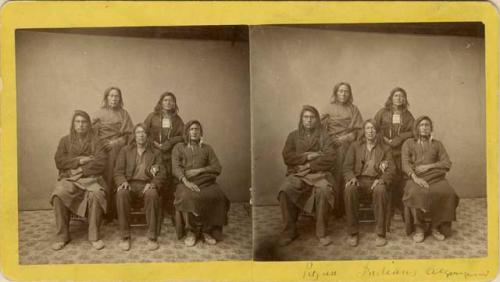 Studio portrait of five men