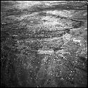 Aerial view towards the Supula from above the Tukumba, showing the course of the Aikhe