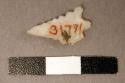 Stone projectile point, stemmed