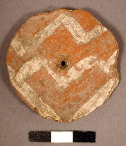 Ceramic disc, perforated