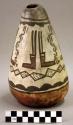 Early modern Hopi polychrome pottery jar