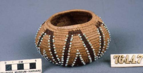 Beaded basket